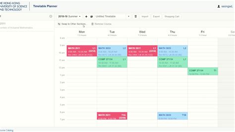 hkust quota|hkust timetable.